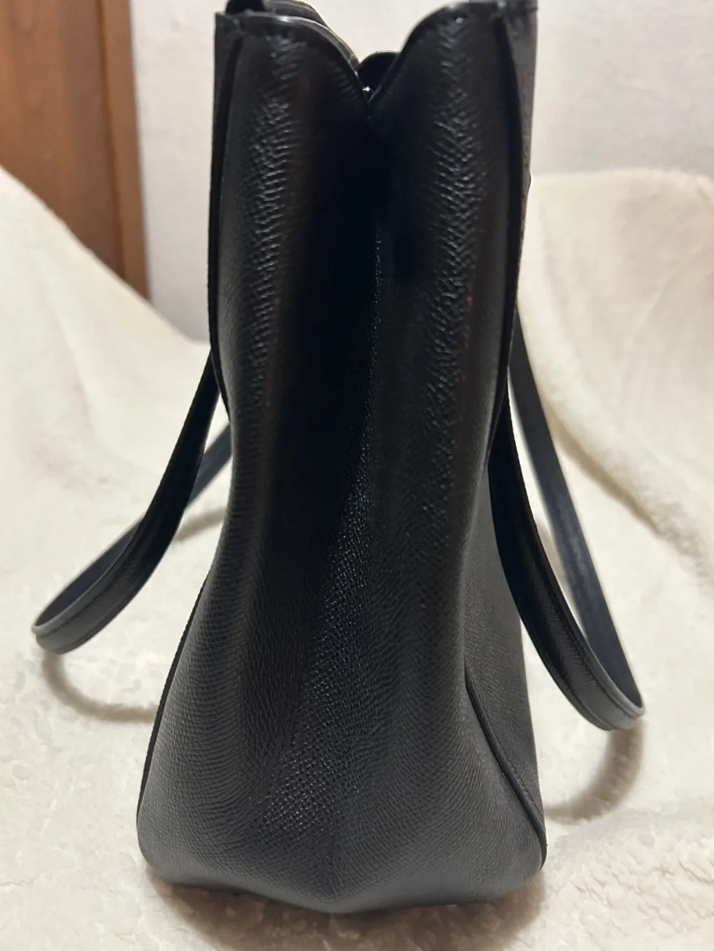 Black Stanton Crossbody Crossgrain Leather Carryall 37148 - Picture 8 of 15